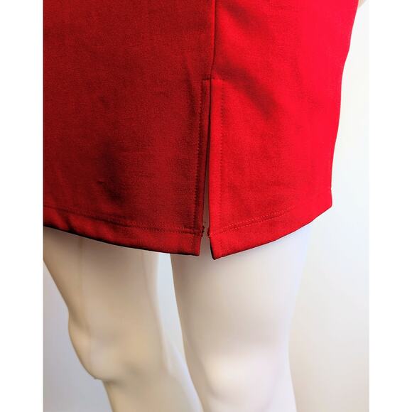 New Princess Polly Priya Minidress 8 Red Sheath One Shoulder Backless Baddie - Picture 7 of 11